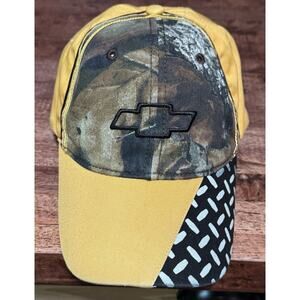 Chevy Rock Solid Paramount Outdoors Yellow Camo Adjustable Strapback Hat